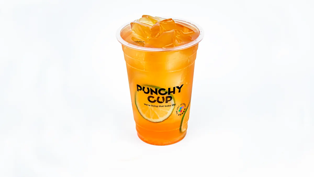 Mango-Grapefruit Green Tea+Jelly 💙