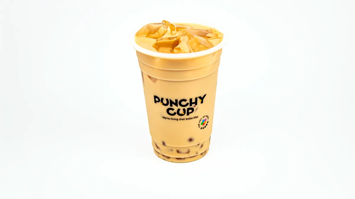 Osmanthus Black Milk Tea+Crystal boba