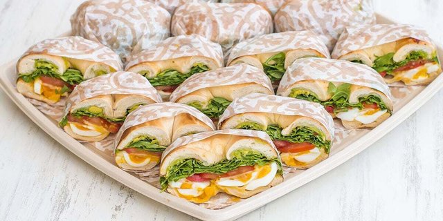 Perfect Egg Sandwich Platter