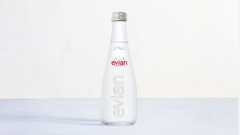 EVIAN SPRING WATER 750 ML