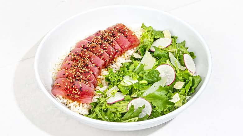RAW WILD TUNA PLATE