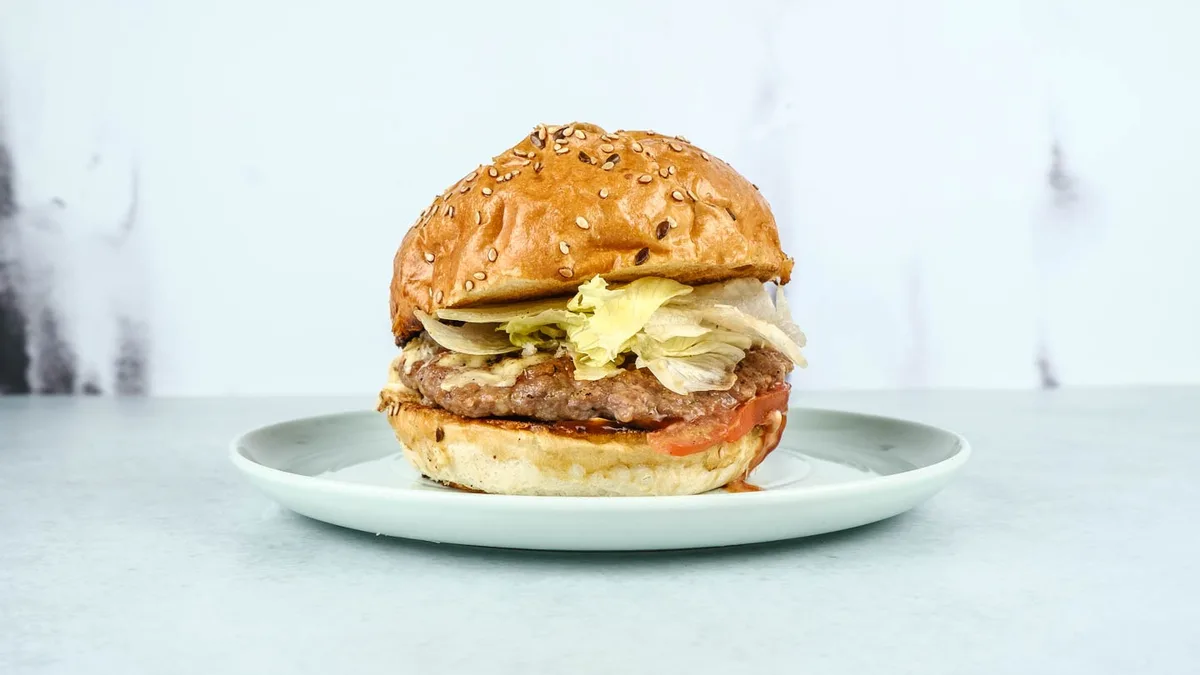 Brioche burger menu
