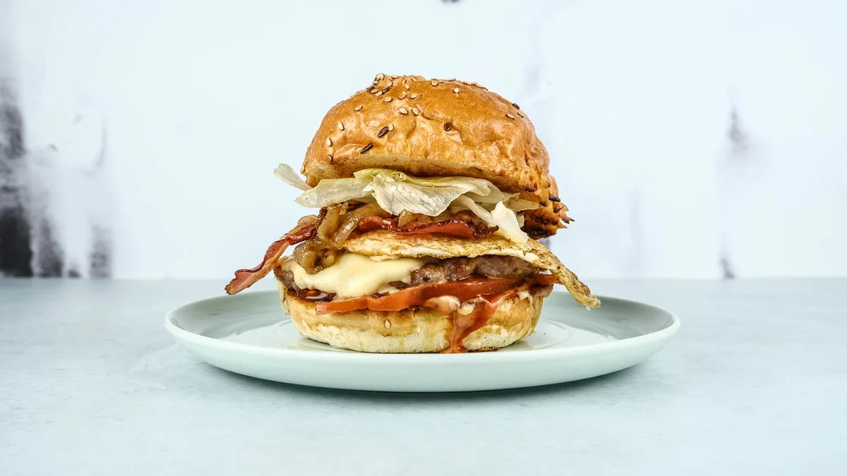 Brioche King burger menu