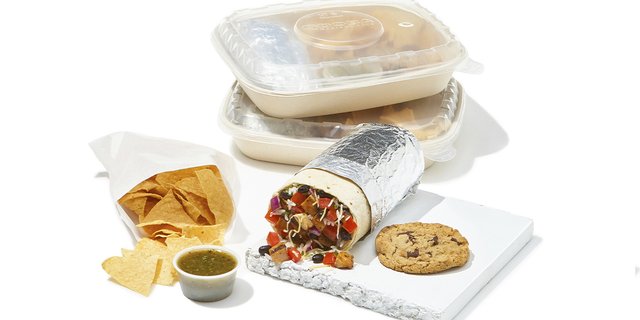 Fajita Veggie Burrito Boxed Lunch