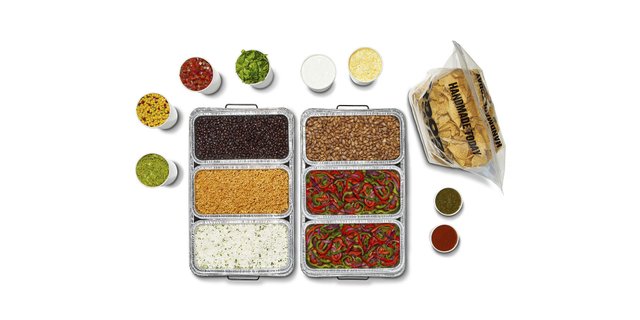 Fajita Veggie Hot Bar for Groups of 10-30