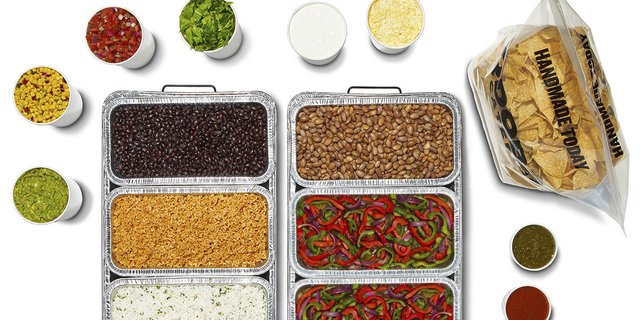Fajita Veggie Hot Bar for Groups of 40-100