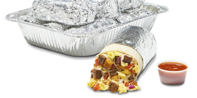 Regular Breakfast Steak Burrito