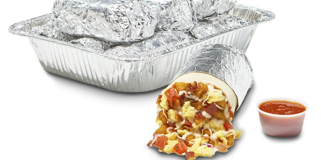 Small Breakfast Bacon Burrito