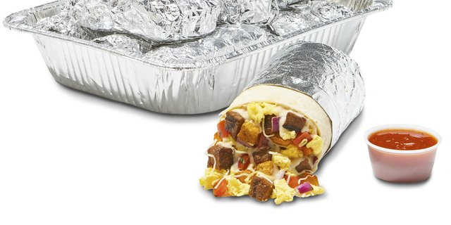 Small Breakfast Steak Burrito
