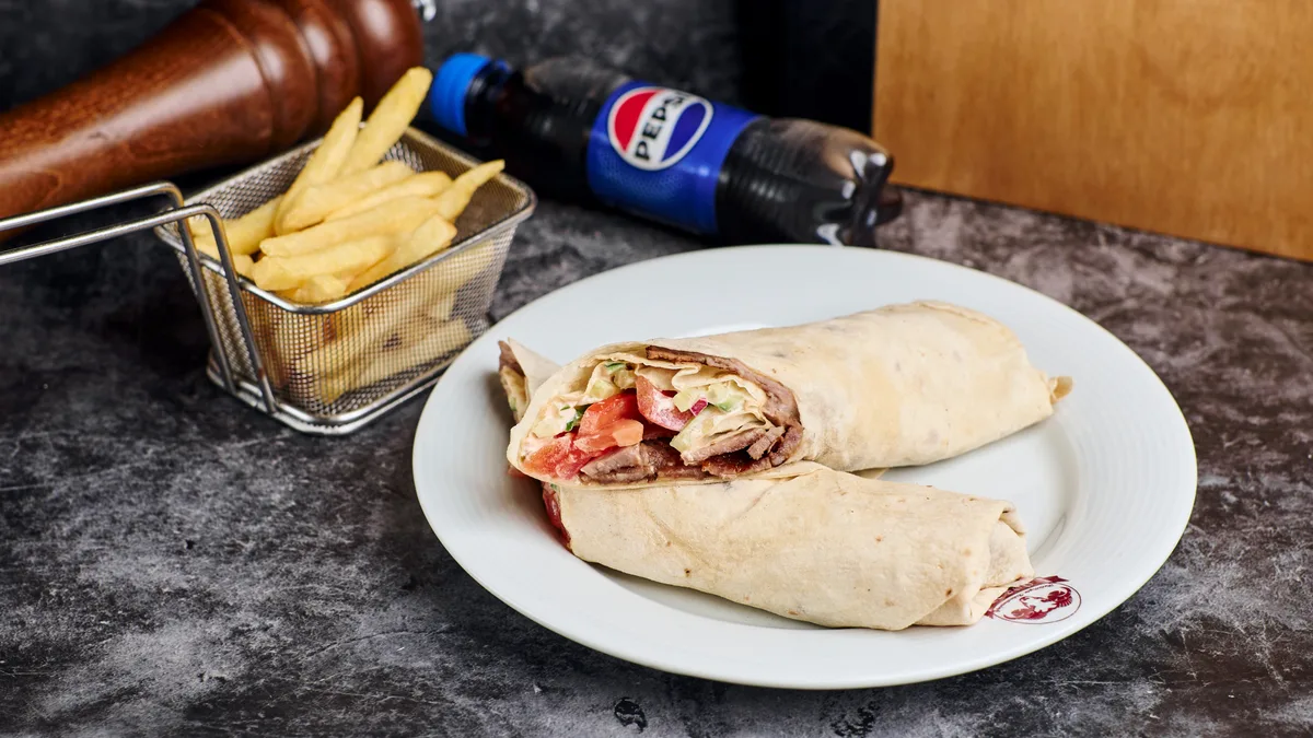 Lavaşda Ət Dönəri + Kartof Fri + Pepsi 250 ml