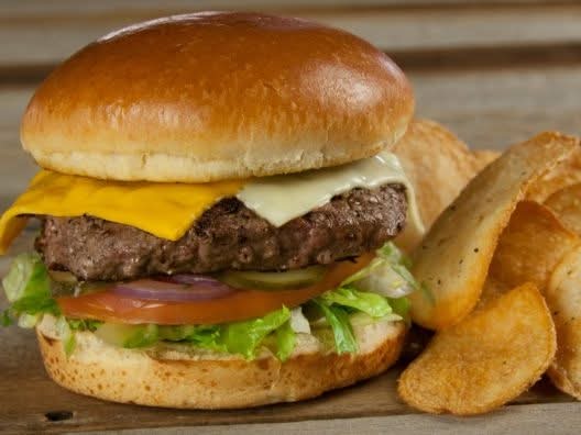 'Pick UR Cheese' Burger
