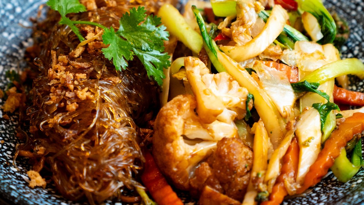 Miến xào rau củ