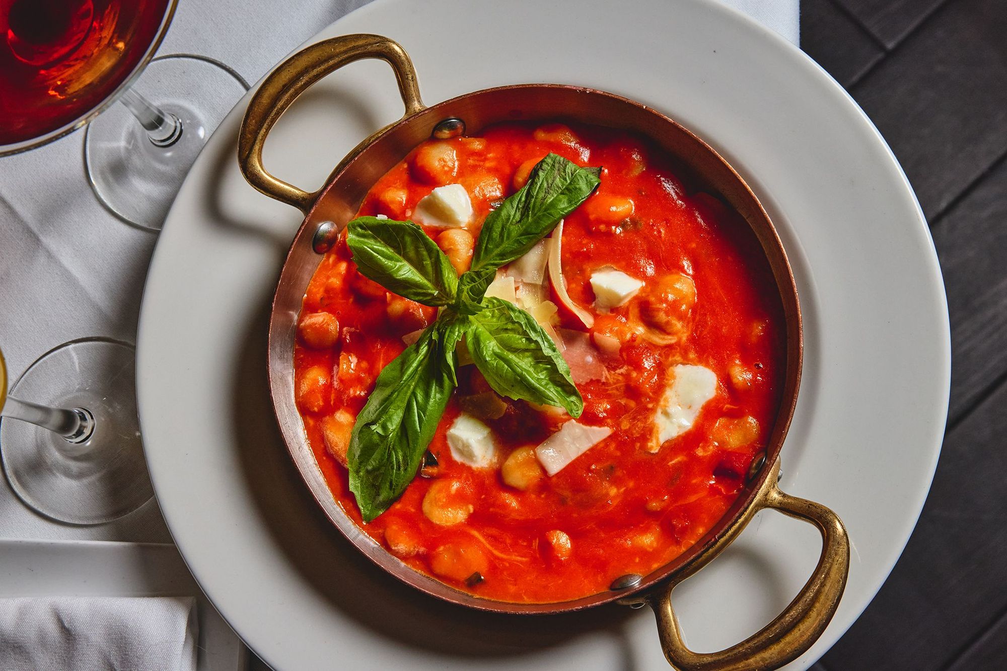 Gnocchetti di Patate con Bufala e Pomodori di Collina