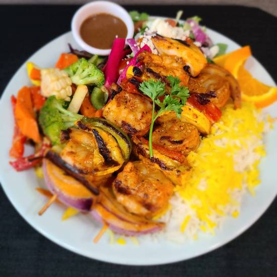 Shrimp Kebob Plate