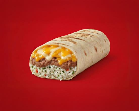 Cheezy Bean and Rice Value Burrito 8"