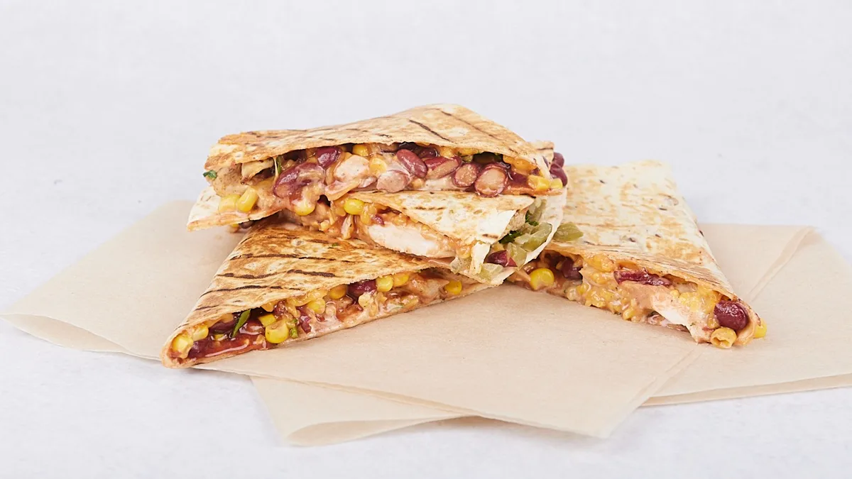 Quesadilla s grilovanými kuracími kúskami