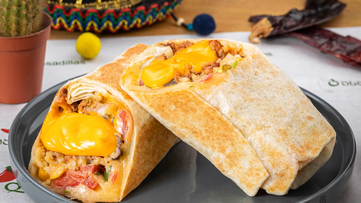 Chicken burrito