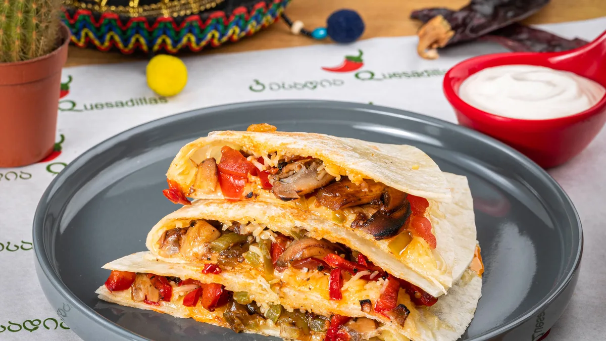 Vegetable quesadilla