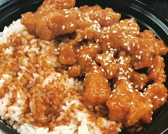 Orange Chicken Rice Bowl
