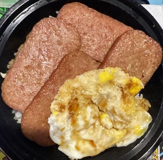 Spam and Egg Rice Bowl