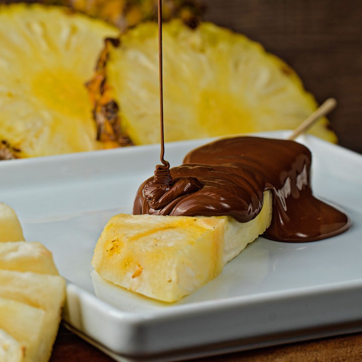 Abacaxi com Chocolate