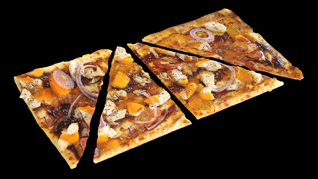 BBQ Chicken Pizza Flatbread