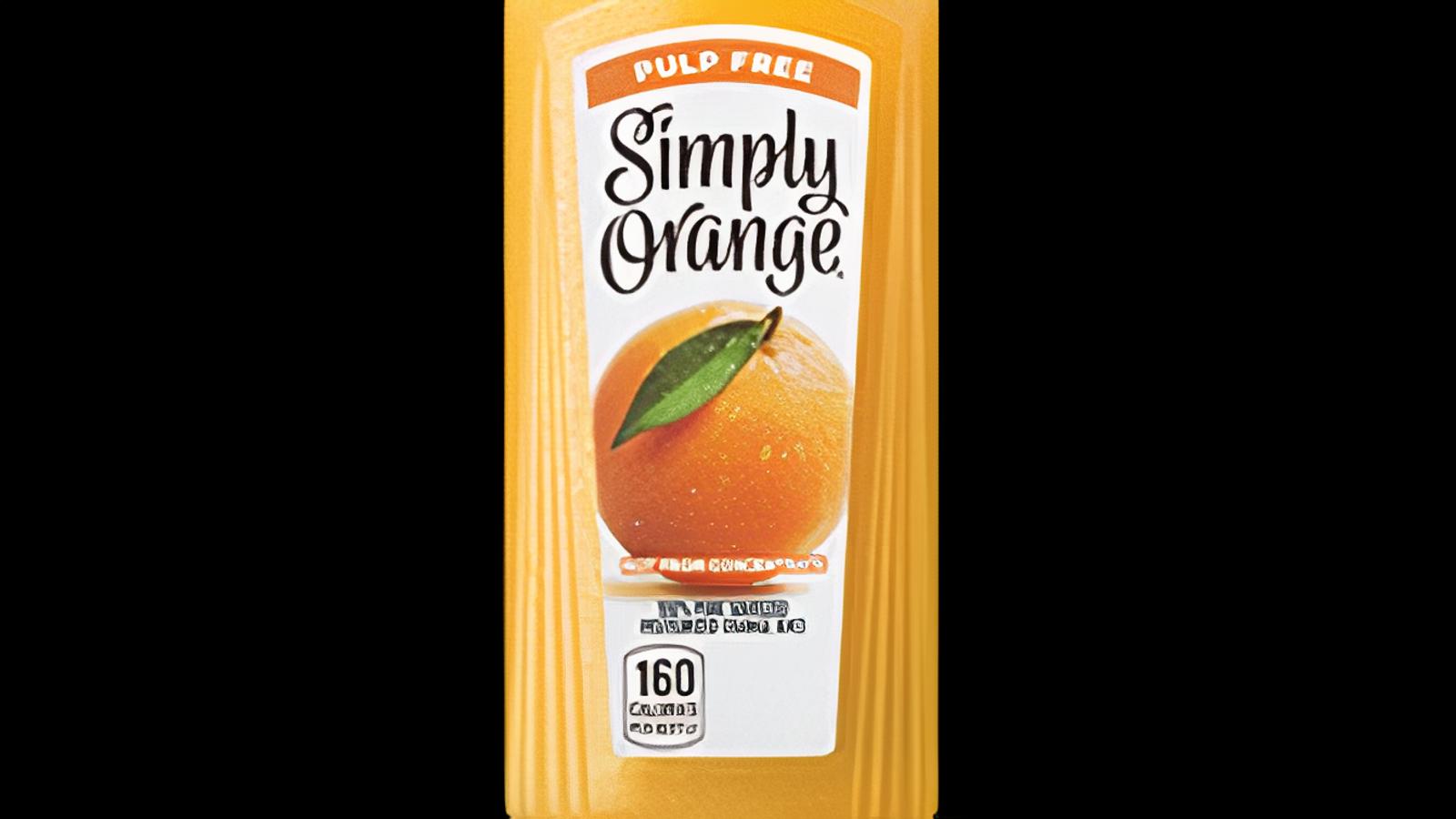 Simply Orange Pulp Free Orange Juice 340mL