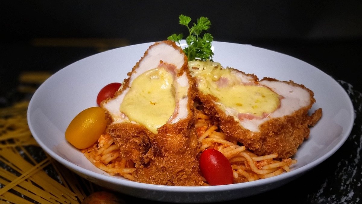 Csirkés bolognai spagetti