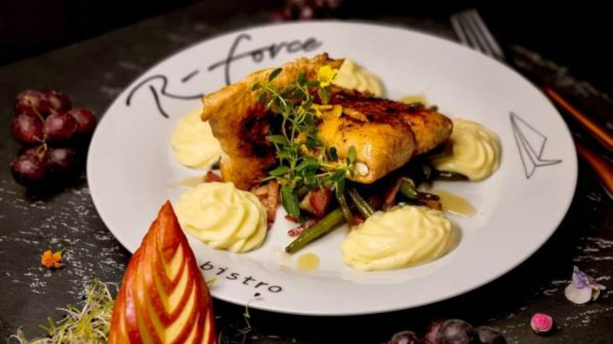 Kakukkfű szirupban érlelt lazac steak