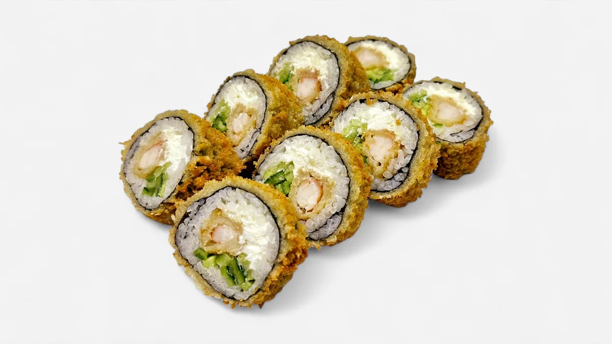 Hot Ebi Tempura Roll (8 əd)
