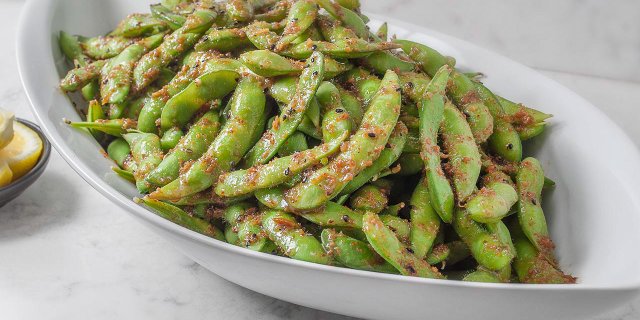 Garlic Edamame
