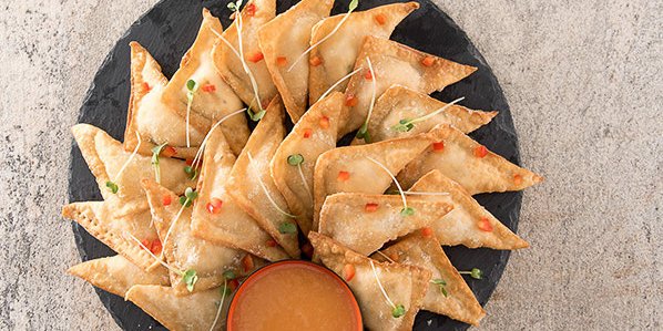 Pineapple Cheese Wontons
