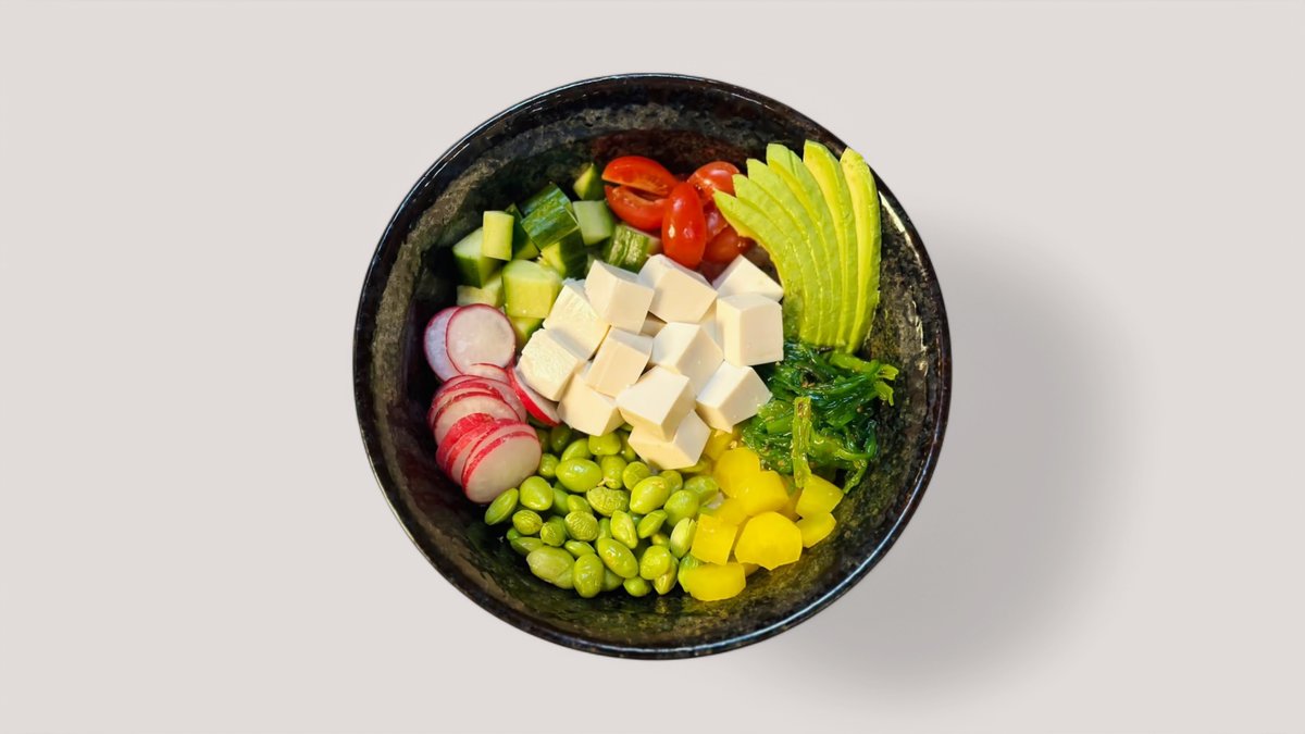 Tofu veggie poké