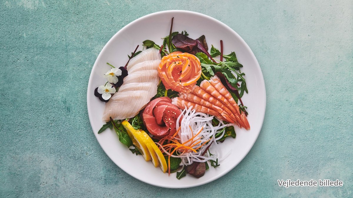 Sashimi mix (15 stk)