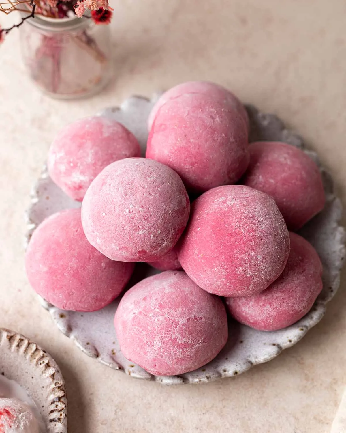 Lody MOCHI Strawberry Chesecake