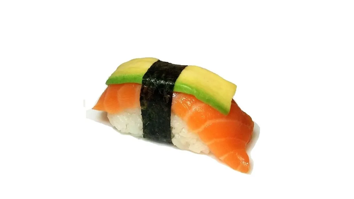 Nigiri losos avokado