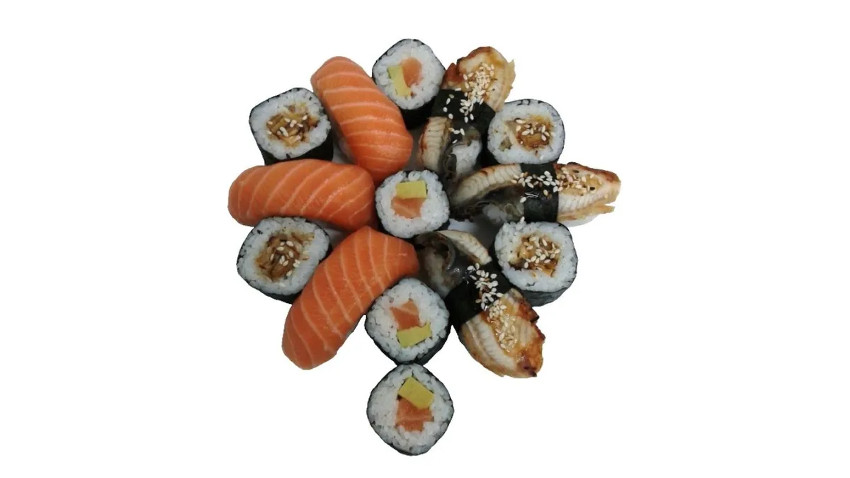 Sake i unagi set
