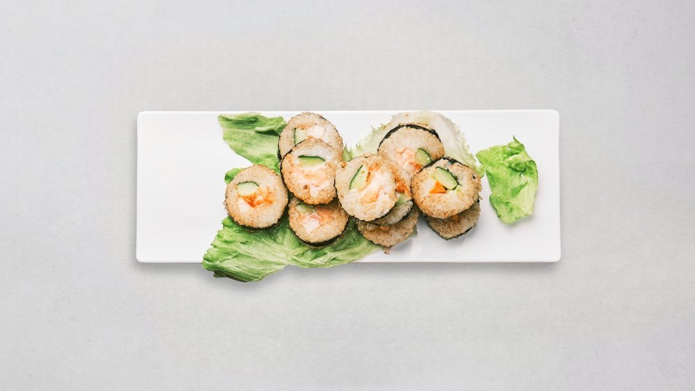 10 Bitar Friterad Salmon Rullar