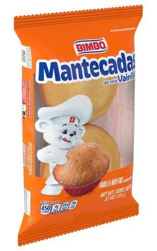 Bimbo Mantecadas Muffins, 3.17oz