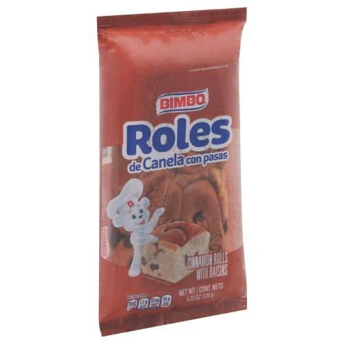 Bimbo Roles De Canela Cinnamon Rolls, 3.45oz