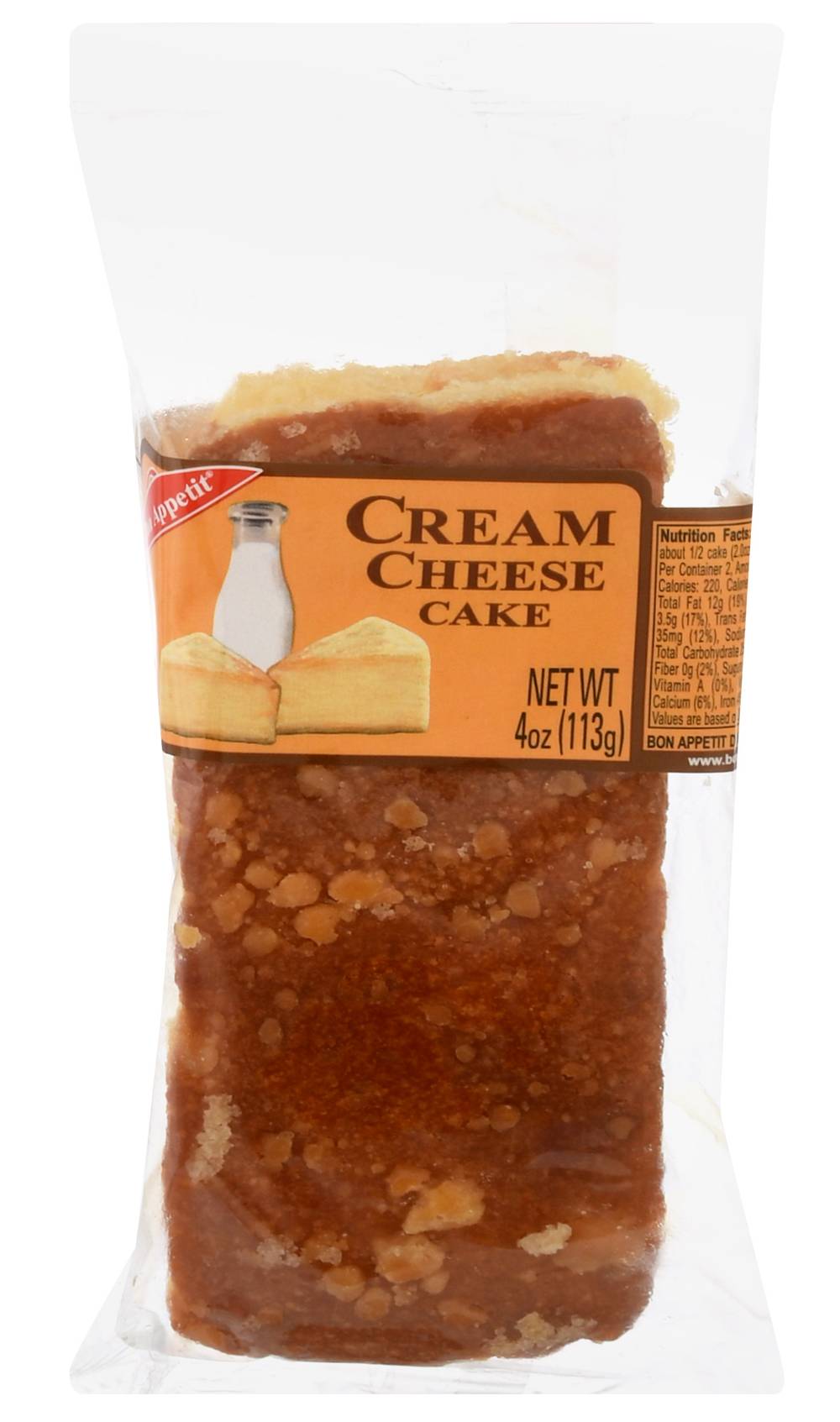 Bon Appetit Cream Cheese Cake (4 oz)