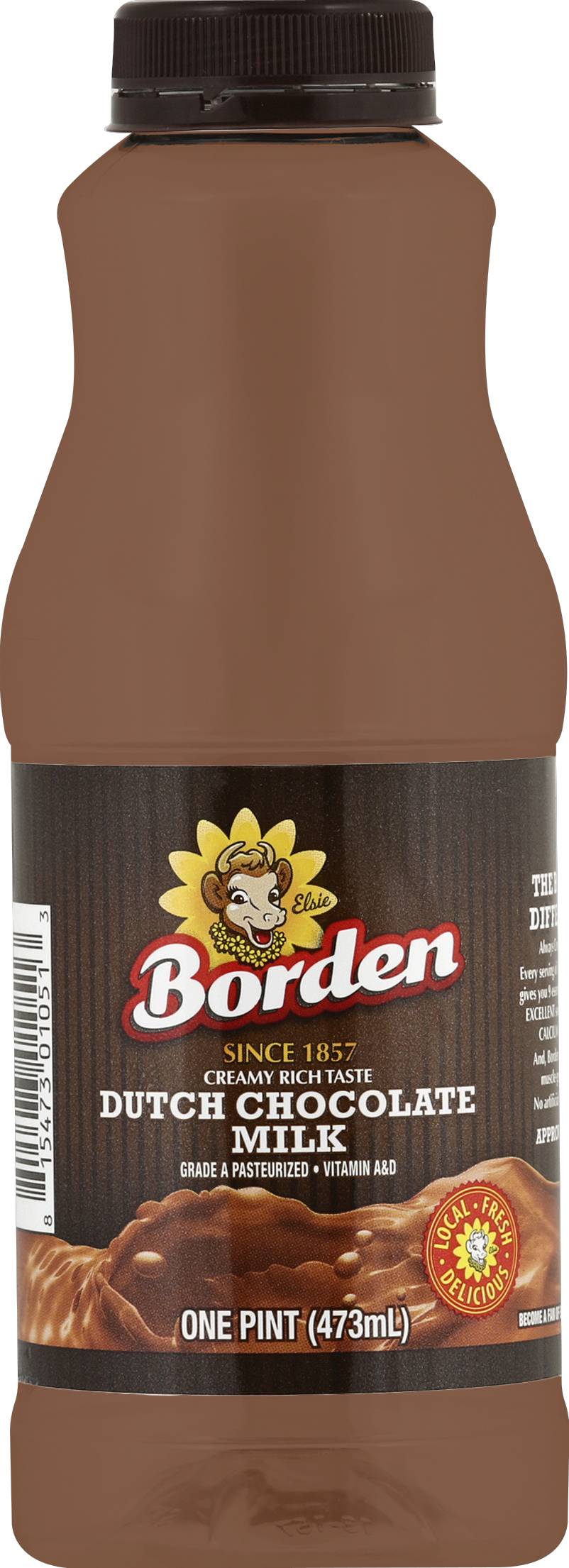 Borden Creamy Rich Taste Milk, Dutch Chocolate (1 pint)