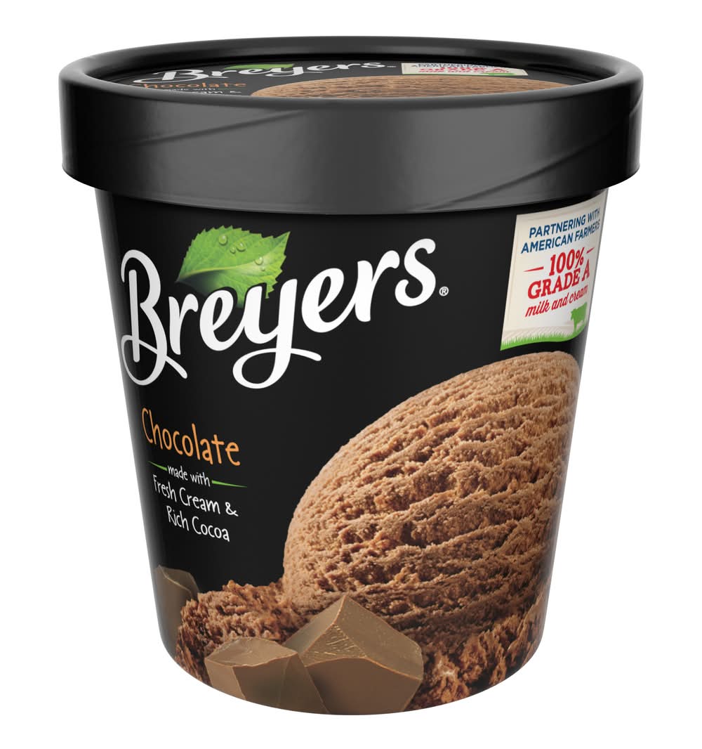 Breyers Ice Cream, Chocolate (16 fl oz)