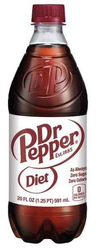 Diet Dr. Pepper (20 oz)