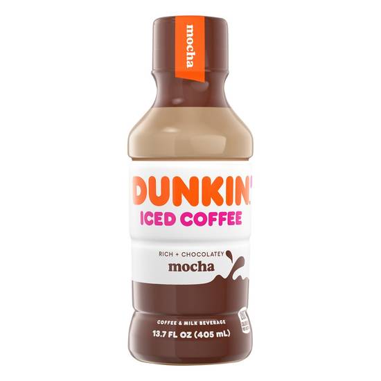 Dunkin Donuts Mocha Coffee (13.7 oz)