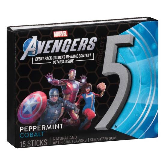 Five Cobalt Gum 15-Count Pack