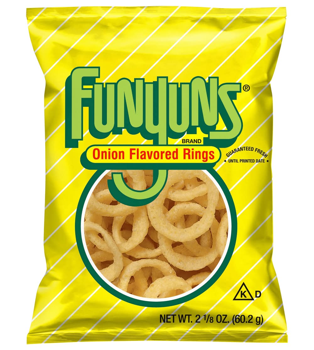 Funyuns Rings Snacks, Onion (2.12 oz)