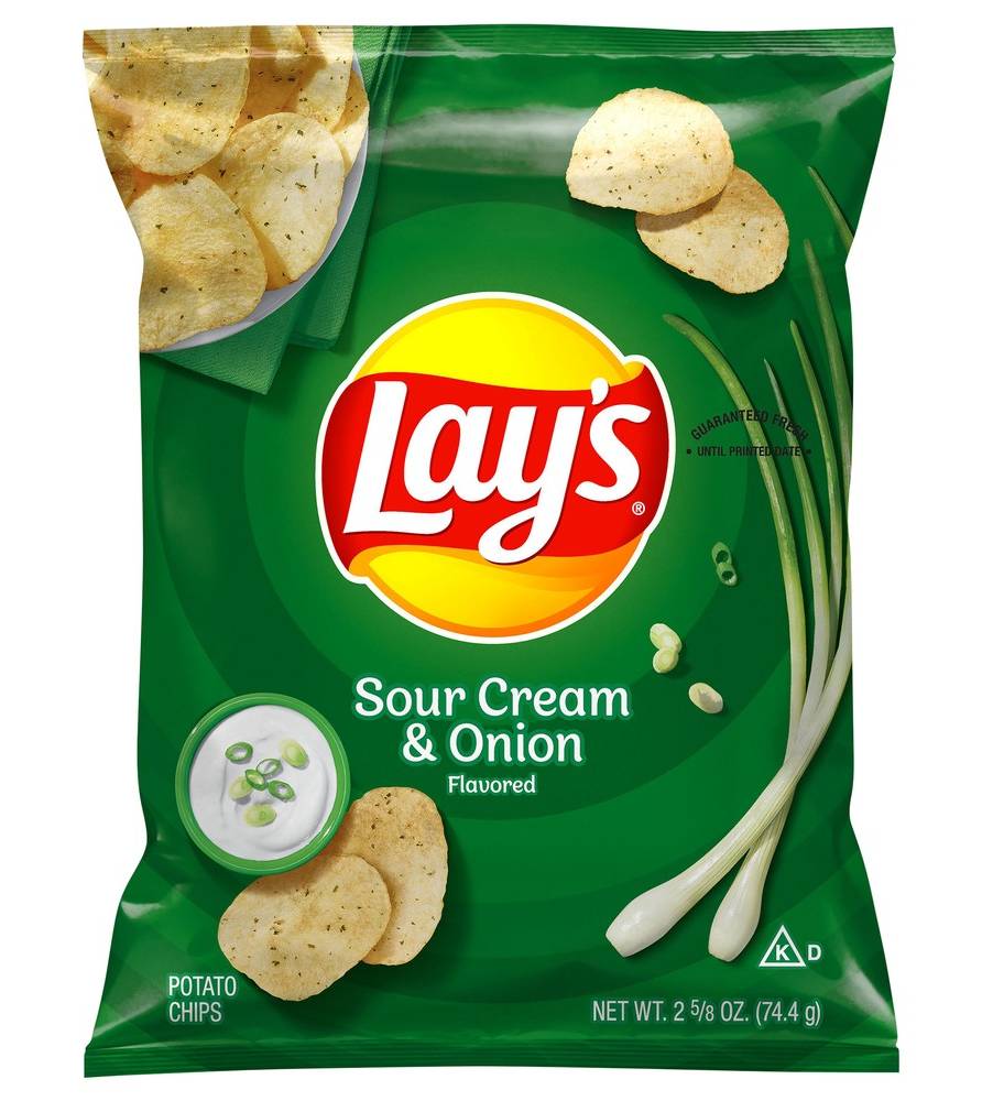 Lay's Sour Cream and Onion 2.625 oz