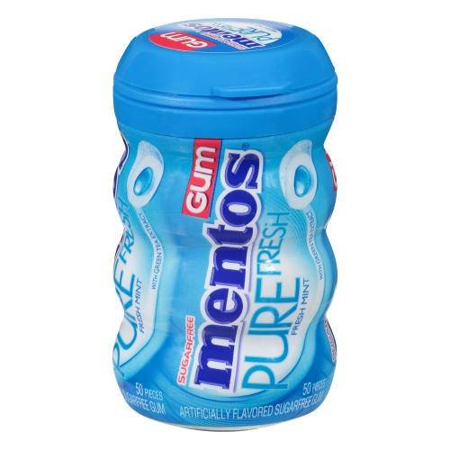 Mentos Pure Fresh Gum, Fresh Mint (50 ct)