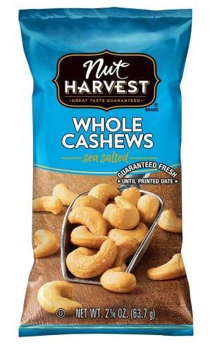 Nut Harvest Cashews 2.25 oz